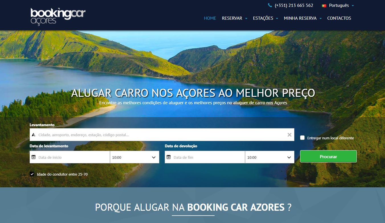 Alugar Carro nos Açores Qual o melhor site ? Eu escolhi a bookingcarazores.com